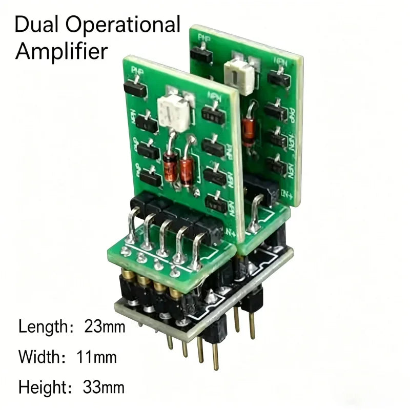 Dual Differential Full Symmetry Complement Discrete Single/Dual  OP AMP Module 5V-22V