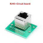 RJ45 Adapter Board To XH2.54 Modular Ethernet Connector Adapter Network Interface + Breakout Board + Pin Header Switch to beta