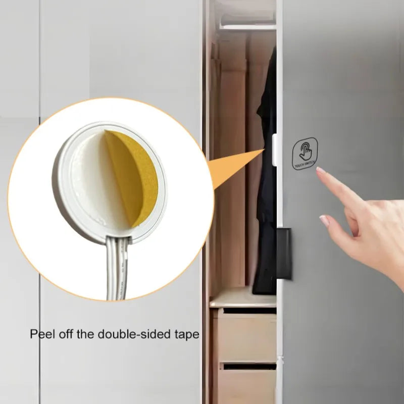 12V/24V 60W Touch Switch, Suitable for Concealed Installation in Furniture with a Thickness of 0-40mm, LED Touch Dimming Sensor.