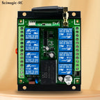 6/8CH Wireless Remote Control Switch AC 220V 100V-265V 10A Relay 6/8 Channels 433MHz Industrial Controller Receiver Transmitter