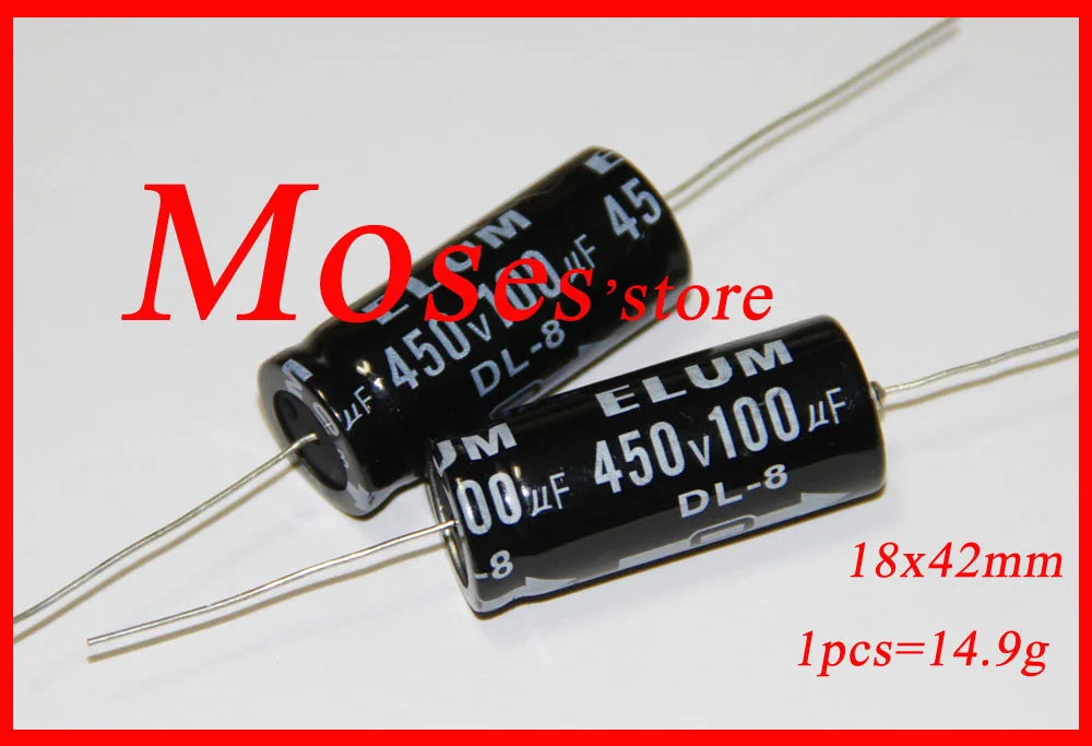500v 47uf 22uf 16uf 10uf 33uf 40uf 220uf 68uf 100uf 8uf 450v 400v ELUM ELCNK Axial Audio Capacitance Electrolytic Capacitor