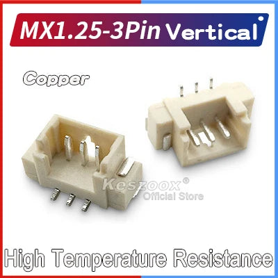 Molex 1.25mm Pitch SMT Vertical Socket Plug Header Connector by Keszoox, 53398/53261 Series (02–08, 1071), For Micro Drone DIY