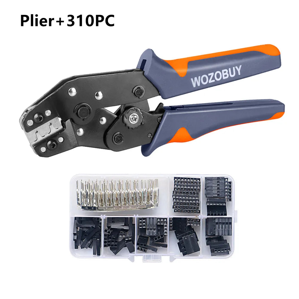 SN-01BM Wire Crimp Tool Kit AWG 28-20 (0.08-0.5mm²) Wire Crimper for 2.54mm Dupont Connectors and 2.54mm JST-XH Connectors