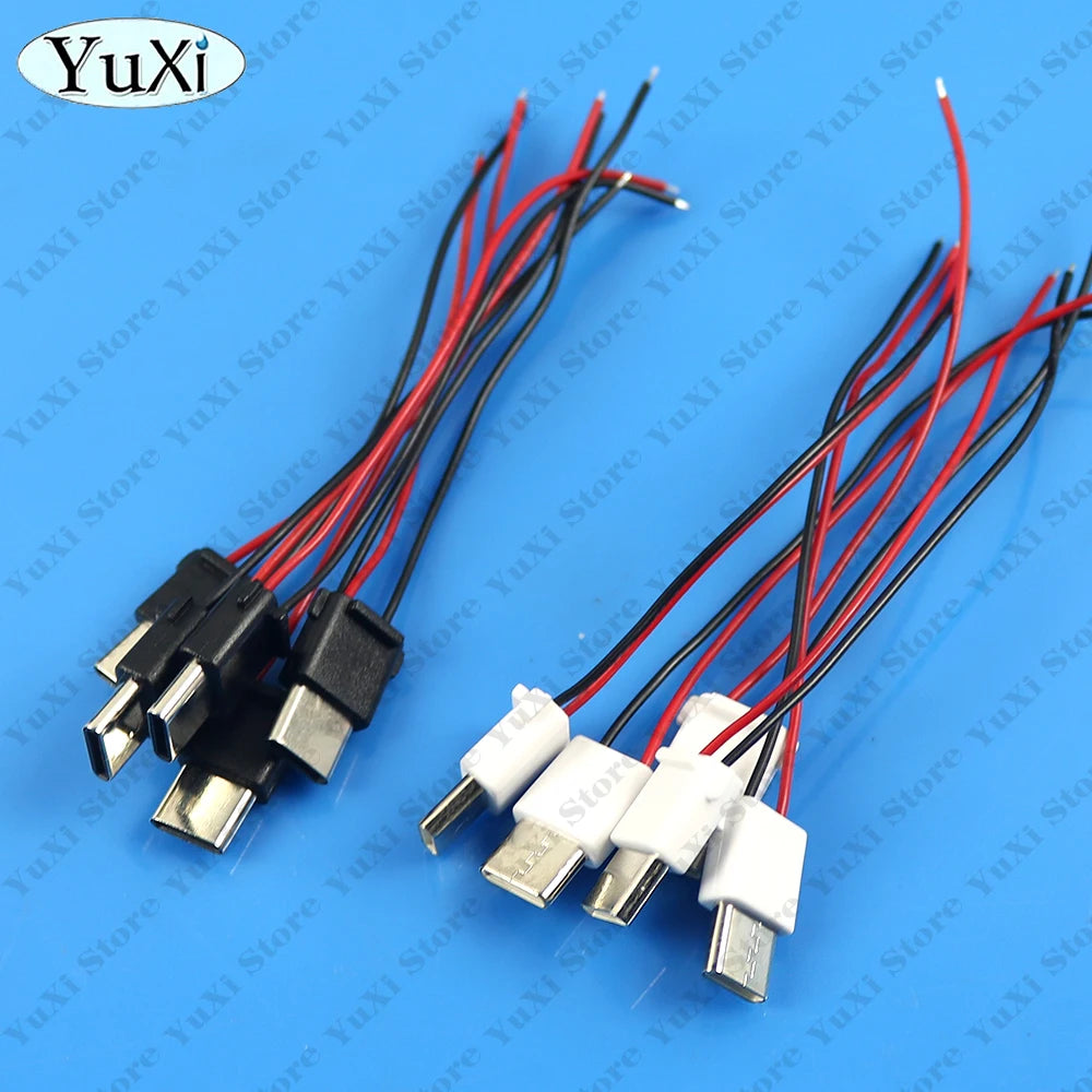 USB Type-C Waterproof Connector Male Female 2Pin Fast Charging Jack Port USB-C 4Pin Charger Plug Data Transmission Cable 3A 5V