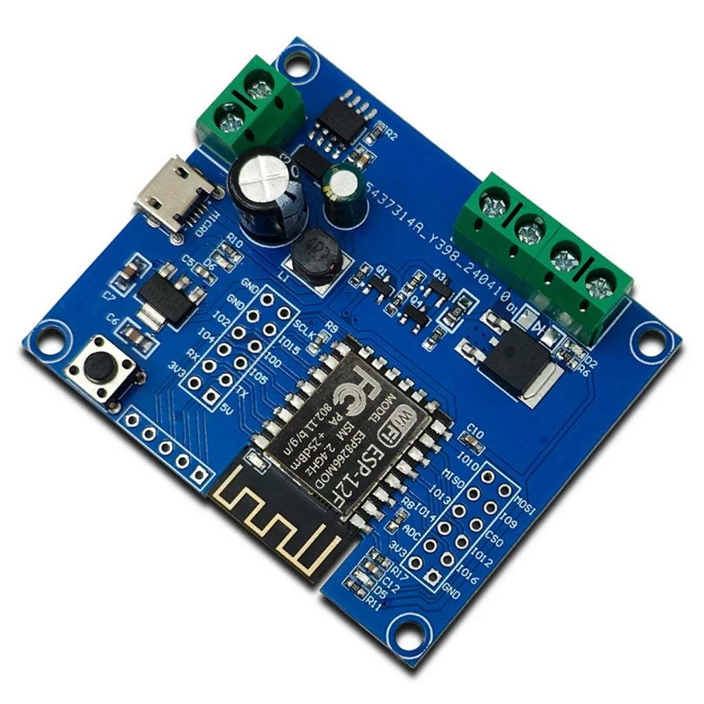 AT59 ESP8266 WIFI Single Relay MOS Switch Control Module ESP-12F Development Board Support DC 5-80V and USB Port Power Supply