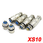 XS8 XS9 XS10 XS12 Aviation connector push-pull circular quick connector 2PIN ~ 6PIN Gold plated contact Male and Female plug