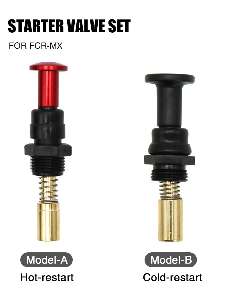 ZSDTRP Cold/Hot Start Valve for Keihin FCR MX Carburetor Starter Valve Comp Cable Operated Choke Assembly for Honda CRF 250 450X