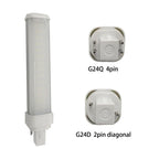 G24D 2Pin 9W LED CFL PL-C 18W 900LM Replacement Recessed Down Office Lamp Horizontal PL Plug-in Light,Ballast Removal Required