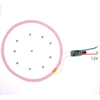 0~400mm 300mm DC Wireless Power Supply Transmitter Coil Charging Module Remote Charger 10pcs Led Receiver Light DIY Model Toys