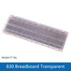 3.3V/5V MB-102 Breadboard power module+ 400 830 points Solderless Prototype Bread board kit +65 Flexible jumper wire