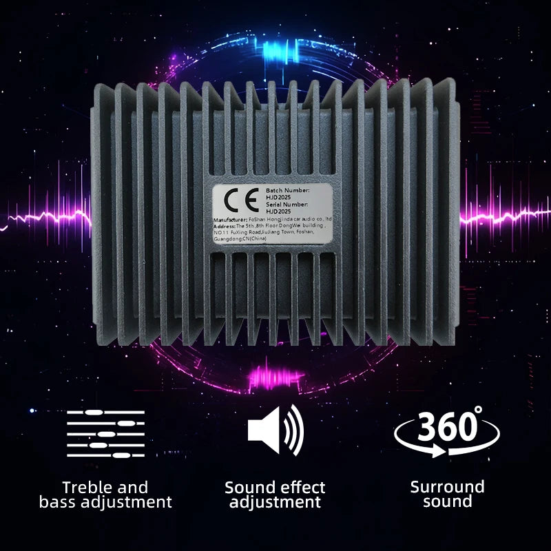 4 Way DSP Power Amplifier Car Audio Android Large Screen Dedicated Amplified Car Woofer Car Intelligent Sound Quality Processor