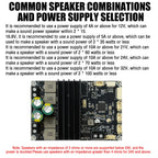 DC 9-30V Bluetooth Power Amplifier Module 2×100W Dual Channel APP Tuning Audio Board for Home Outdoor Speaker DIY Audio Upgrade