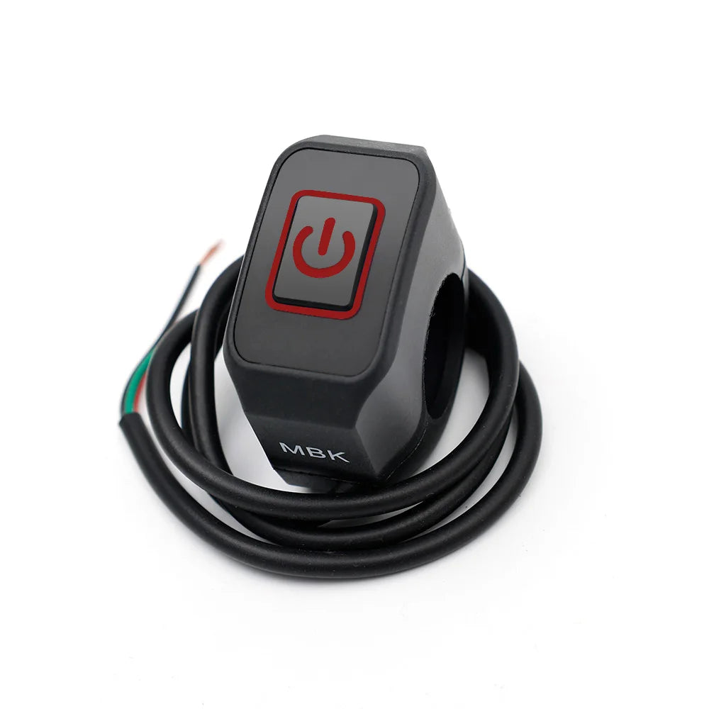 1/2pcs Motorcycle Handlebar Switch ON OFF Headlight Horn Control Modification Switch 22mm Waterproof Button Accessories12V