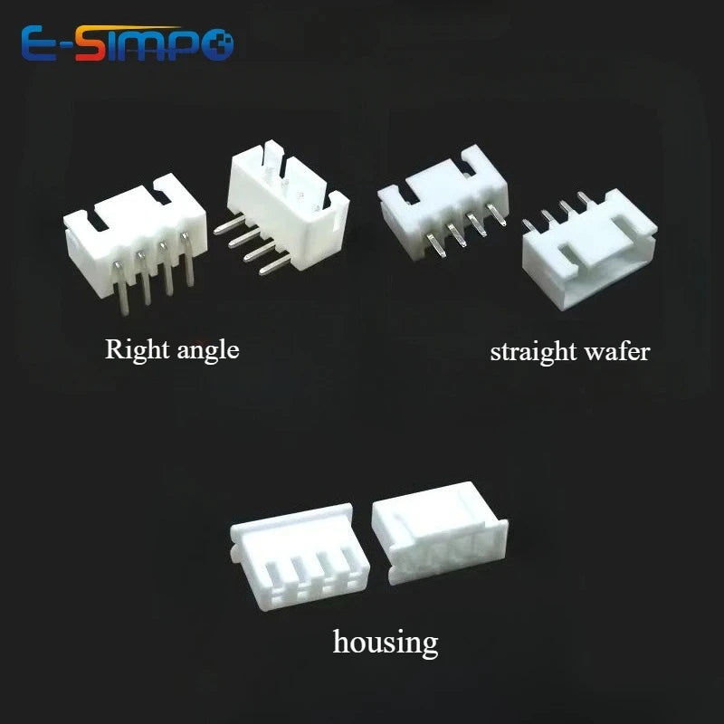 10Set XH2.54 2/3/4/5 Pin Terminals Plastic Shell Male Plug + XH 2.54 2P 3P 4P 5P 6P 7P 8P 9P 10P 12PFemale Socket Wire Connector
