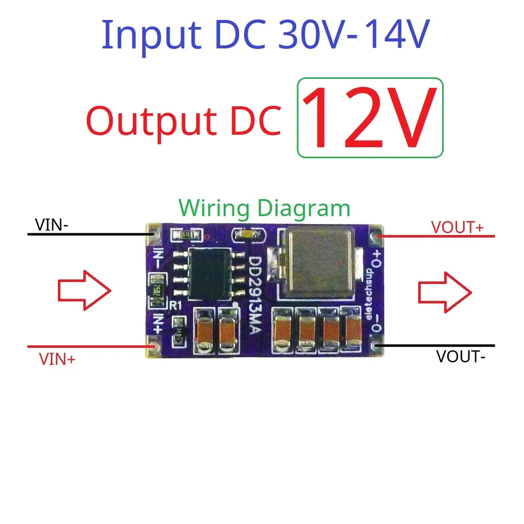 DC 5-30V to 3V 3.3V 4.2V 5V 6V 7.5V 9V 12V Power Supply 36W Synchronous DC-DC Buck Converter Module for 3D Printer Motor LED