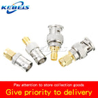 2PCS BNC to SMA Connectors SMA BNC Adapter Male to Female for Antenna/Extension Cable SMA to BNC RF Connector Kits ﻿