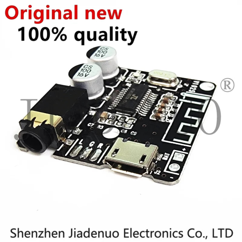 (1-10pcs) VHM-314 Bluetooth Audio Receiver Board Bluetooth 5.0 MP3 Lossless Decoder Board Wireless Stereo Music Module DC3.7-5V