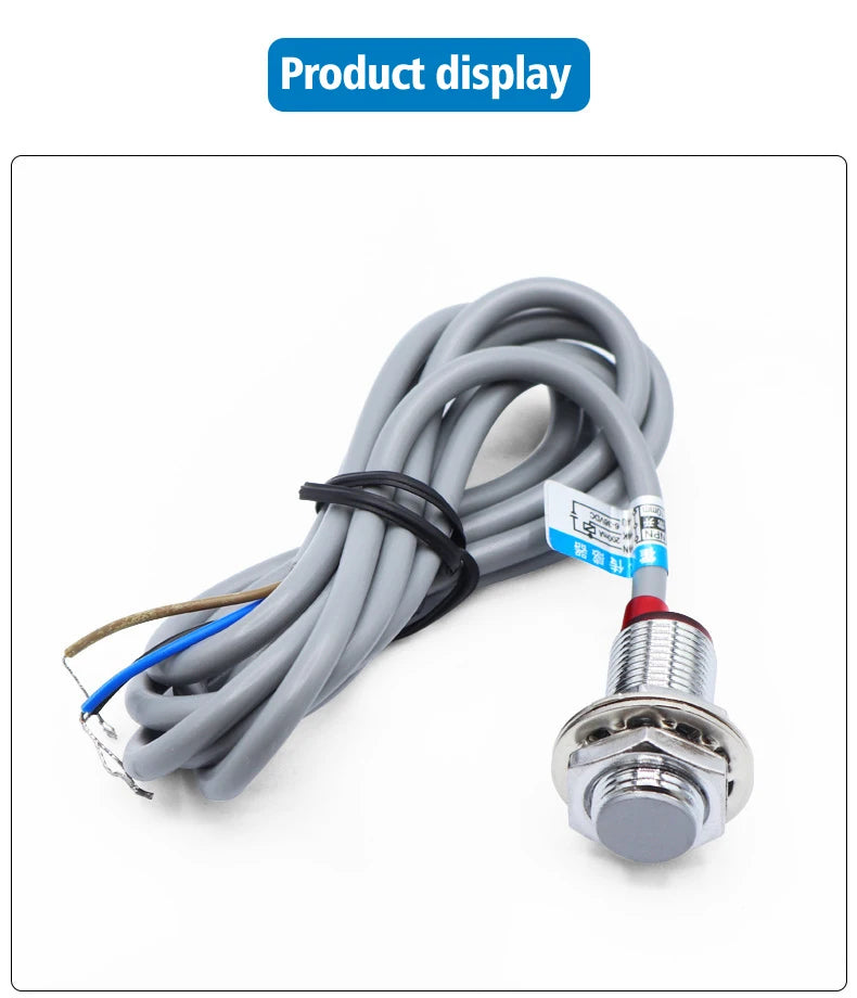 OMCH Hall Switch NJK-5002 Proximity Inductive Magnetic Pole Sensor M8/M12 Normally Open/Closed 24V Hall Effect Proximity Sensor