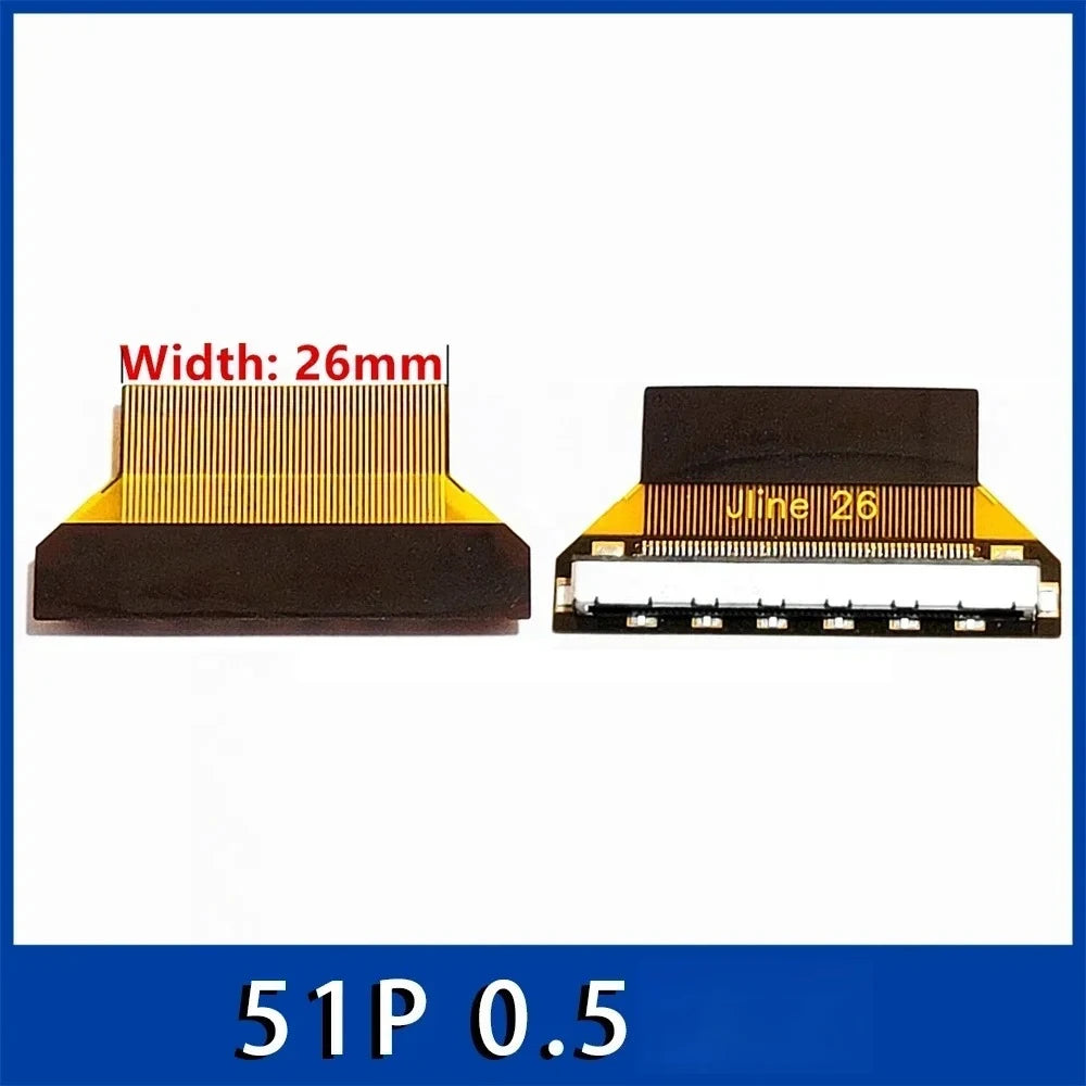 1Pcs/lot LVDS Screen Line EDP Adapter Board FIX 30P to FPC 30P/51P 1.0mm/0.5MM Flexible Cable Interface Adapter