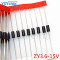 50pcs 2W Zener Diodes ZY3.6 ZY3.9 ZY4.3 ZY4.7 ZY5.1 ZY5.6 ZY6.2 ZY6.8 ZY7.5 ZY8.2 ZY9.1 ZY10 ZY11 ZY12 ZY13 ZY15 DO-204AM