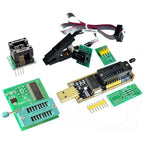 2-Sets CH341A USB Programmer Module Kit for 24 25 Series EEPROM Flash BIOS Chip`
