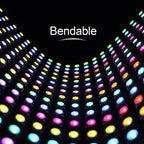 1~5Pcs WS2812B 8x8 16x16 RGB LED Digital Flexible Individually Addressable Panel Screen WS2812 8x32 Smart Pixel Module Matrix 5V