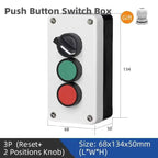 Push Button Box Switch Arrow Symbol Indicating Start Stop Recovery Reset Waterproof Emergency Stop Industrial Handheld Control