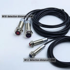 IP65 Waterproof Laser Photoelectric Switch M12 Laser Beam Sensor Detector 25m Distance NPN PNP Photoelectric Proximity Switch