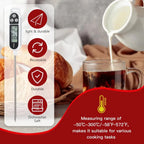 Probe Type Meat Thermometer Digital Kitchen Thermometer Cooking Milk Food BBQ TP300 Electronic Food Temperature Gauge Tools