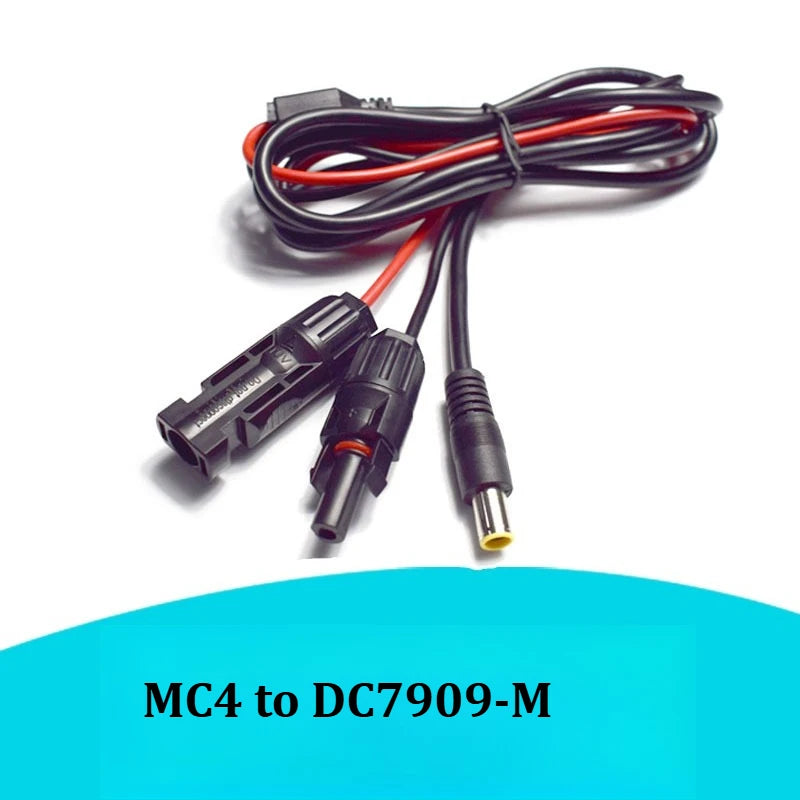 1PCS Solar MC to DC7909 Male/Female + 30A Anderson + XT60 Male/Female Adapter Cable, 12AWG Pure Copper PV Extension Wire