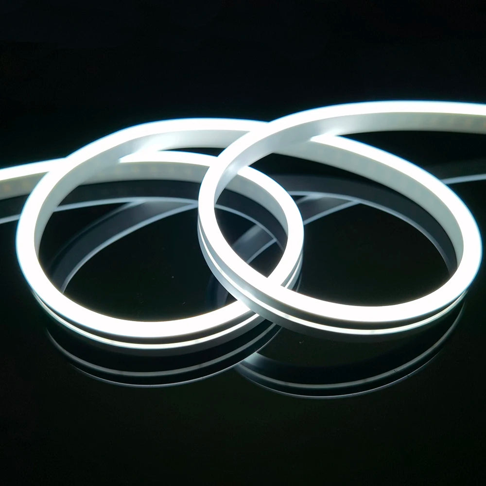5V 12V Led Neon Light Strip 5mm-6mm Narrow SMD 2835 120LEDs/M IP67 Waterproof Soft Light Bar Shape Decoration