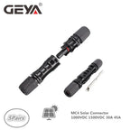 GEYA 5Pairs Solar Connector Male Female 30A 45A Solar Panel Branch Connectors for PV Cable 2.5/4/6mm2 1000VDC 15000VDC