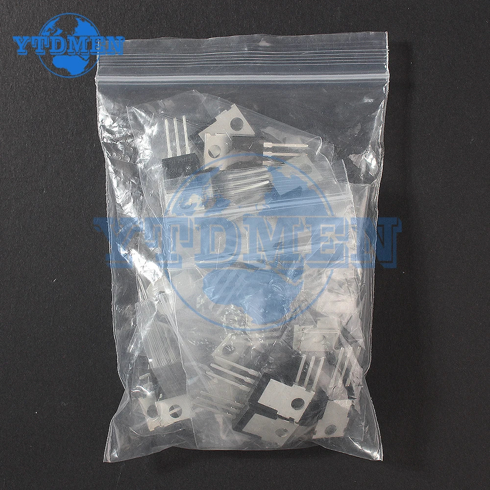 35/70pcs 7values Transistor Kit TIP31C TIP32C TIP41C TIP42C TIP122 TIP127 TIP142 PNP NPN TO-220 Transistors Set