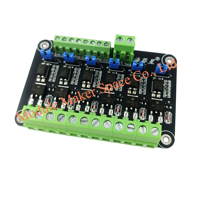 6 Channel MOS FET Module Optocoupler Isolation MOSFET Driver Board 3.3V 5V for Arduino PLC Microcontroller