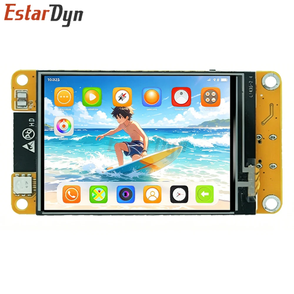 Estardyn ESP32 2.4" Capacitive Touch Display 240x320, TFT LCD Module WiFi Bluetooth LVGL HMI for IoT