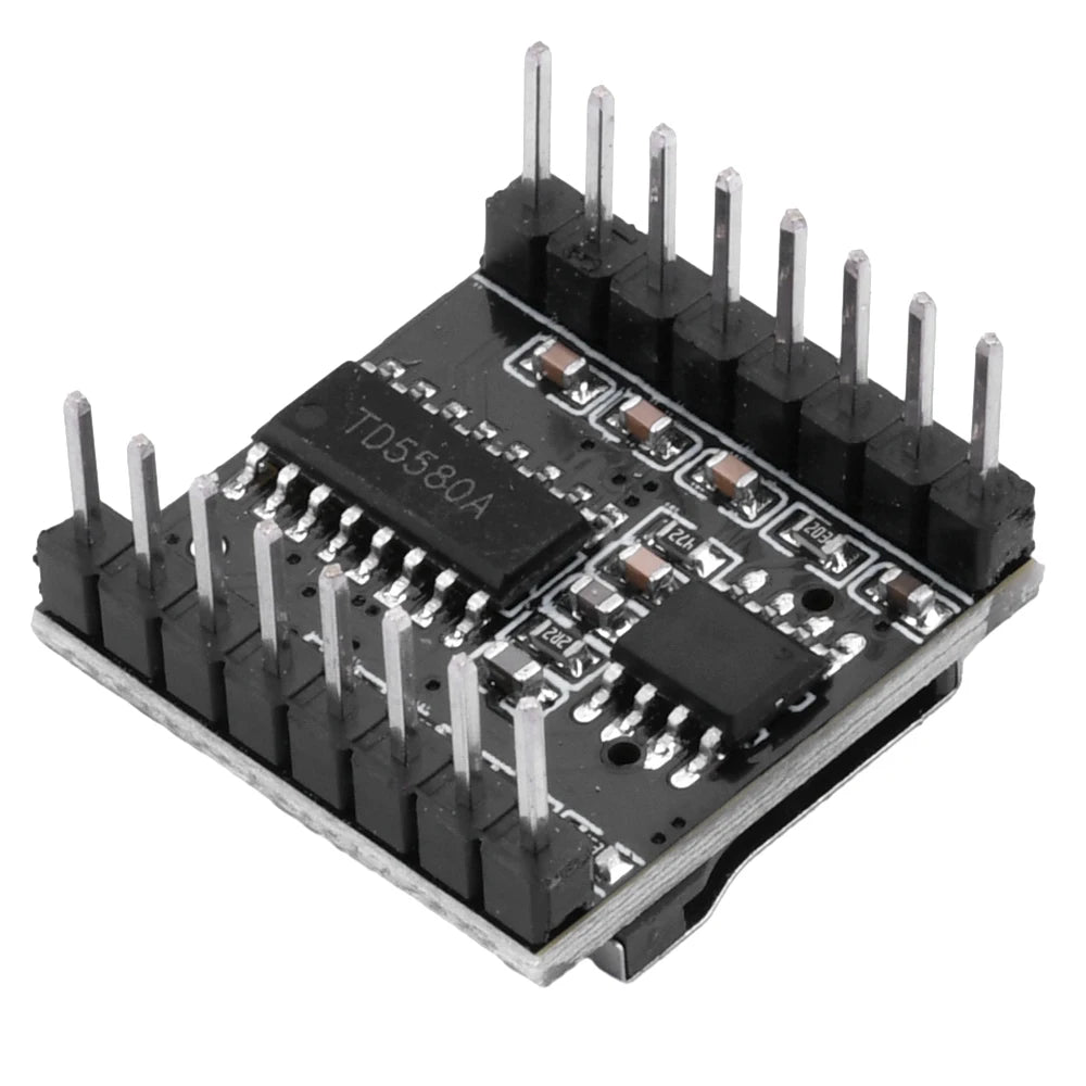 YX5200 DFPlayer Mini MP3 Player Module MP3 Voice Decode Board Supporting TF Card U-Disk IO Serial Port AD Compatible for Arduino