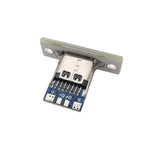 5/10Pcs Type-C USB 3.1 Female Jack Connector 2Pin 4Pin Charging Port USB C Socket With Screw Fixing Plate