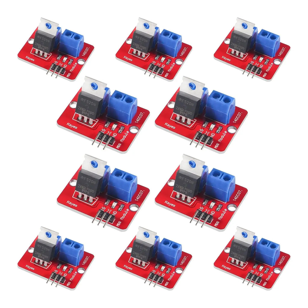 5/10/20PCS 0-24V Top Mosfet Button IRF520 MOS Driver Module for Arduino MCU ARM Raspberry Pi