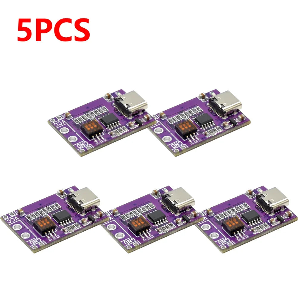 1-100PCS PD/QC/AFC Fast Charge Decoy Trigger Type-C Decoy Module Board with DIP Switch 5V 9V 12V 15V 20V Fixed Voltage Output
