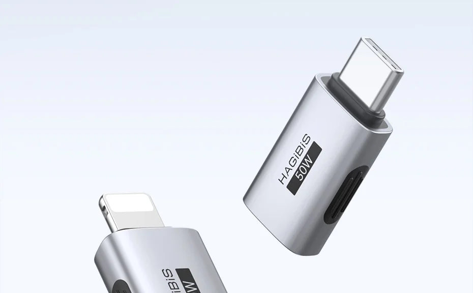 Hagibis USB C To Lightning Adapter Male to Female Charging Converter Data Transfer for iPhone 13/14 Pro Max Earphone Charging