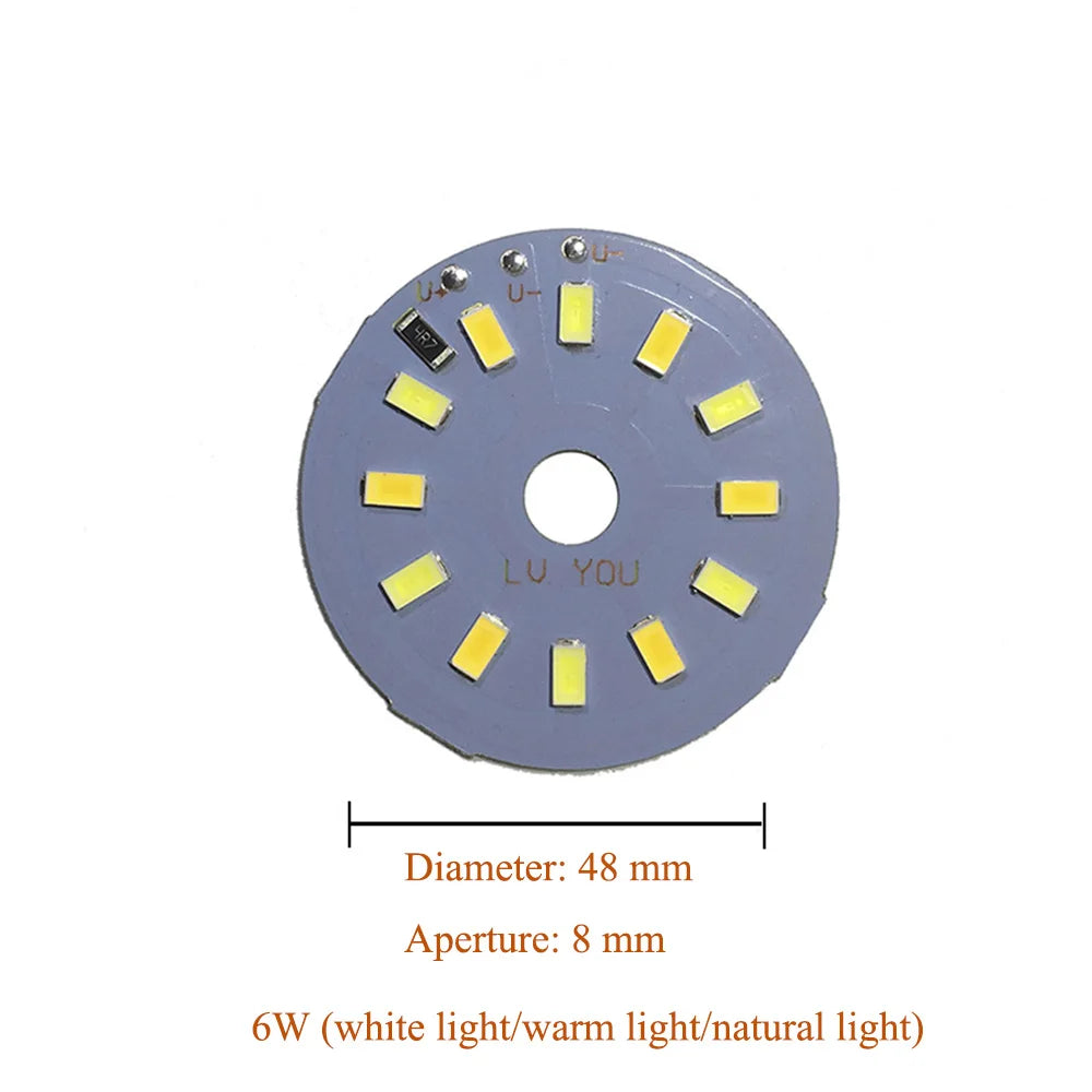 DC5V Dimmable LED Chip 5W-30W Surface Light Source SMD 5730 LED Light Beads DIY Tricolor Adjustable LED Bulb White Warm White