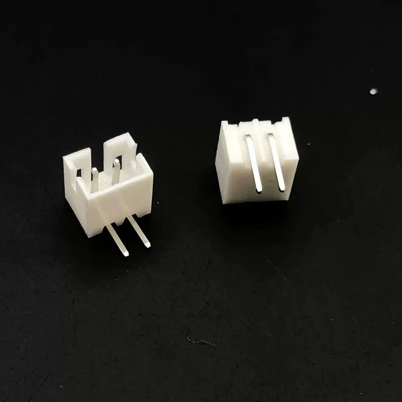 50pcs PH2.0 Connector Pitch 2.0mm Pin Header Male Connector Right Angle 90 Degrees Bend Curved Needle 2/3/4/5/6/7/8/9/10-12pin