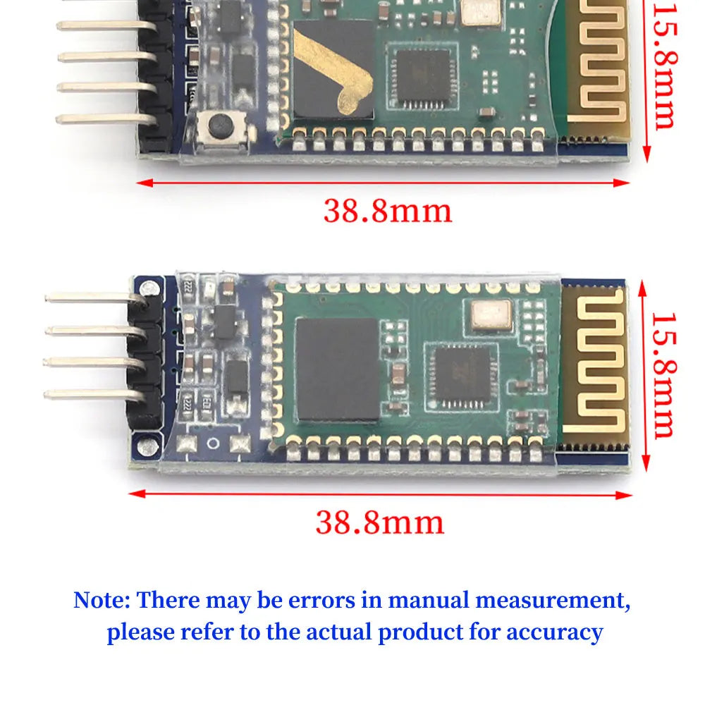 HC-05 HC-06 Master-Slave 6Pin/4Pin Anti-reverse,Integrated Bluetooth Serial Pass-Through Module,Wireless Serial For Arduino