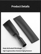 GREENER 127/580/800pcs 2:1 Heat Shrink Tubing Kit Polyolefin Colorful Flame Retardant Waterproof Wire Cable Sleeve For Home DIY