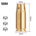 Red Dot Laser Brass Boresighter CAL .223/5.56/9mm/308/7.62/.45/30-06 Cartridge Boresight for Rifle Scope Hunting Gun Accessories