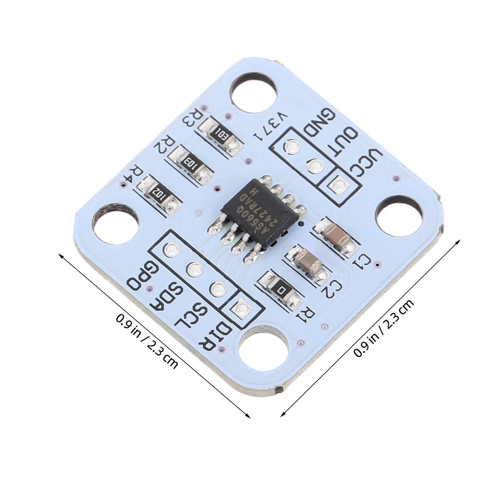 4Pcs Magnetic Encoder High Accuracy Angle Measurement Sensor Module for Indoor Outdoor Use Sensor Module Board for Industry