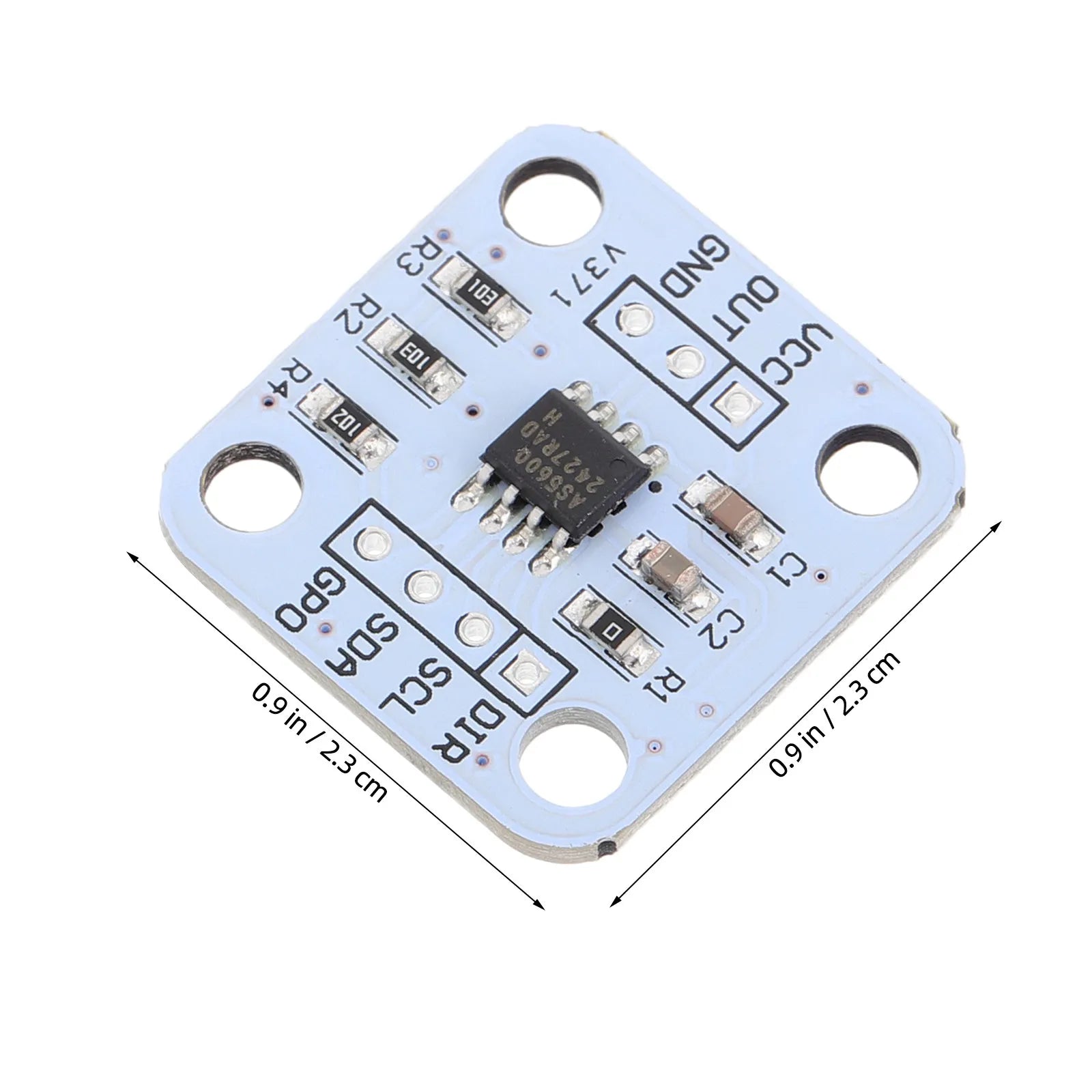 4Pcs Magnetic Encoder High Accuracy Angle Measurement Sensor Module for Indoor Outdoor Use Sensor Module Board for Industry