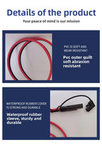12awg 1m XT60 Female Connector To SAE with Dust Cap Connection Cable XT60 Banana Plug Cable Sae