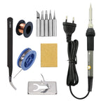 Sumsour Electric Soldering Iron 60W 220V / 110V Adjustable Temperature Welding Rework Solder Repair Tools Kit