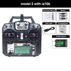 FLYSKY FS-i6X 10CH 2.4GHz RC Transmitter with iA6B iA10B Receiver for RC FPV Racing Drone